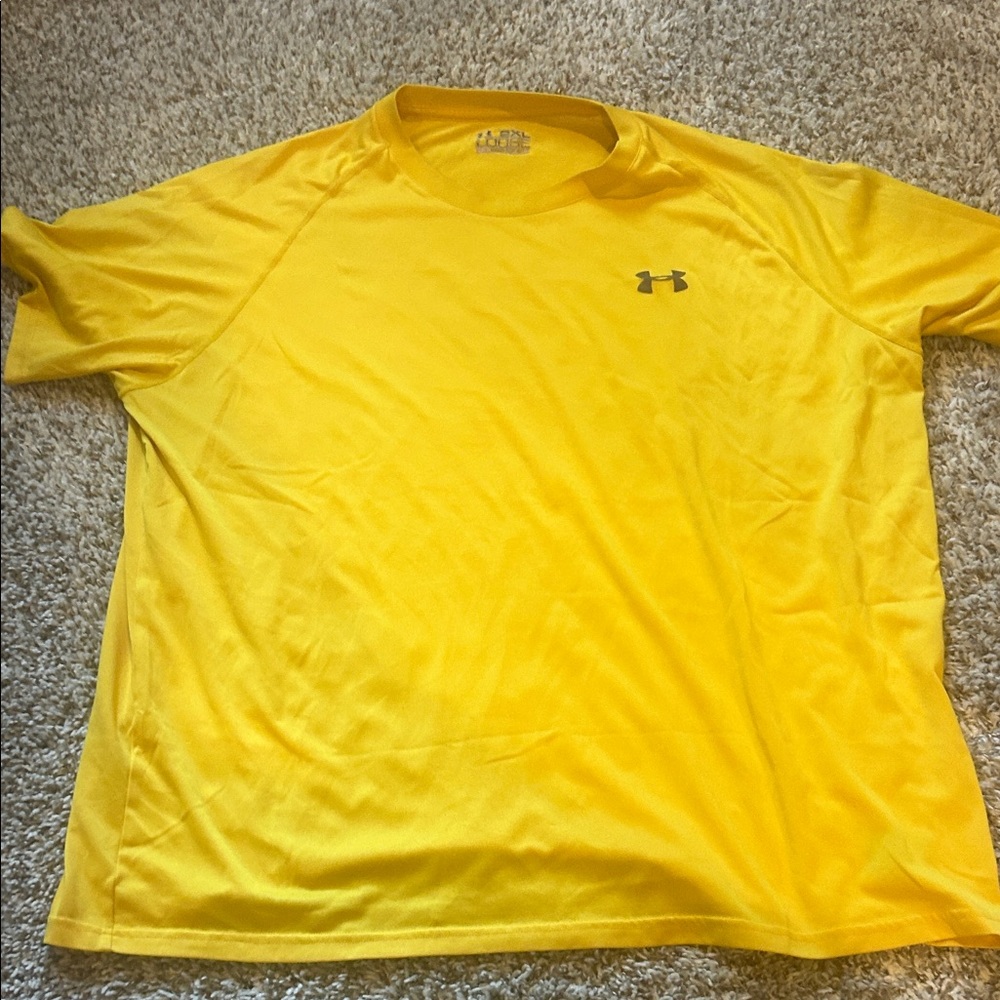 Under Armour Men's Bright Yellow Tee
